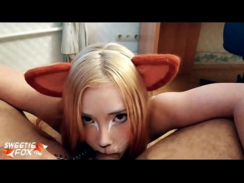 ❤️ ʻAle ʻo Kitsune i ka ʻāʻī a me ka cum i loko o kona waha Porno fb ia makou